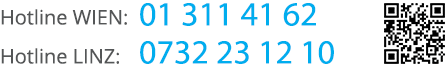 Datenrettungs-Hotlines: Linz: 0732 231210 & Wien: 01 311 4162